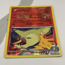 Pokemon TCG Typhlosion 20/162 XY Breakthrough Reverse Holo Rare LP (2015) - Image 3