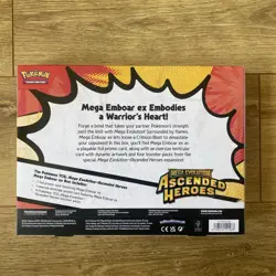 Pokemon TCG: Mega Evolution Ascended Heroes - Mega Emboar ex Box NEW - Image 3