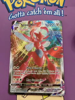 Scizor VMAX - 119/189 Darkness Ablaze (Pokemon) Full Art Ultra Rare PACK FRESH - Image 1