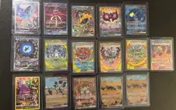 Pokemon TCG 16 Lot Iron Valiant, Iron Hands, Gengar, Iron Crown, Ogerpon 13 SIR - Image 1
