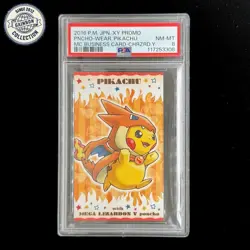 PSA 8 NM-MT 2016 Pokemon JPN PNCHO-WEAR Pikachu - Image 1