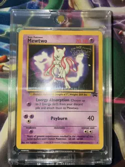POKEMON MEWTWO # 3 The First Movie Black Star Promo Set Wizards DAMAGED - Image 1