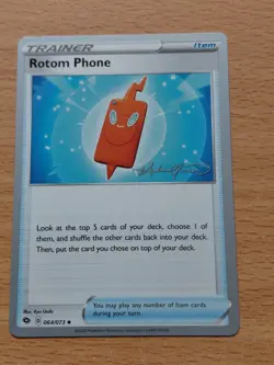 Pokemon TCG Rotom Phone World Championship Deck 2022 064/073 Champion's Path - Image 1
