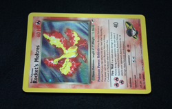 Pokemon Rocket's Moltres 12/132 Holo Gym Heroes (Heavily Played) - Image 4