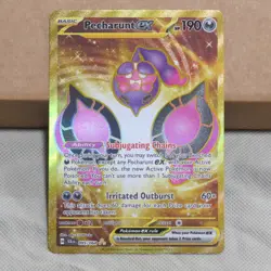 Pokemon Pecharunt ex 095/064 Gold Hyper Rare Shrouded Fable NM HQ Packaging - Image 2