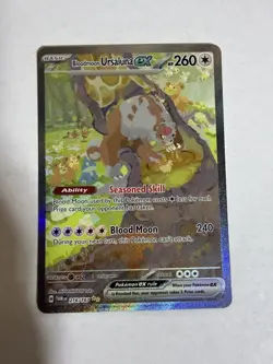 Pokemon Bloodmoon Ursaluna EX 216/167 SIR SV06 Twilight Masquerade Near Mint! - Image 1