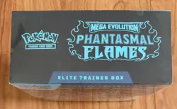 Pokemon TCG Mega Evolution Phantasmal Flames Elite Trainer Box ETB New Sealed - Image 3