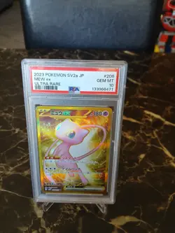 Mew Ex Ultra Rare 208/165 Japanese Pokemon 151 TCG PSA 10 - Image 2