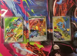 Pokemon TCG 1st Partner Illustration Collection Series 1 Kanto GEN 1 Starters - Image 1