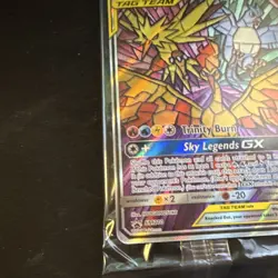 Pokemon Moltres & Zapdos & Articuno GX TAG TEAM SM210 Promo Holo - sealed! - Image 2