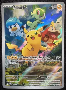 Pokemon Pikachu SVP 027 Scarlet & Violet Promo English NM - Image 1