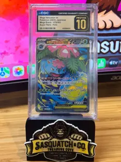 Pokemon TCG CGC Pristine 10 Mega Venusaur ex 076/063 - Image 1