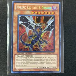 Malefic Red-Eyes B. Dragon (Secret) YMP1-EN001 Limited Edition LP - Image 1