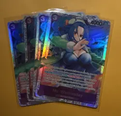 ONE PIECE TCG Ms Wednesday EB01-034 SR X4 Memorial Collection Play Set Vivi - Image 1