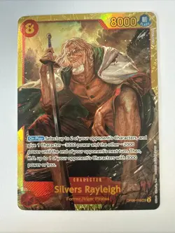 Silvers Rayleigh OP08-118 Secret Rare Foil Two Legends One Piece CCG - Image 1
