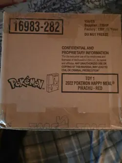 2022 Mcdonalds Happy Meal Factory Sealed Pokemon Case (150 Packs) Toy #1 Pikachu - Image 5