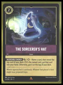 The Sorcerer's Hat #65/204 Into the Inklands Disney lorcana - Image 1