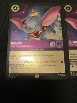 Dumbo - Ninth Wonder of the Universe - Lorcana Fabled 45/204 - QTY 2 FOIL - LP - Image 1