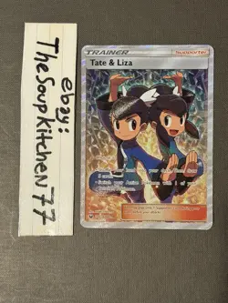 Tate & Liza 166 168 Full Art Celestial Storm Pokemon Card NM - Image 1