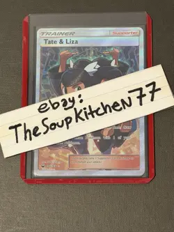 Tate & Liza 166 168 Full Art Celestial Storm Pokemon Card NM - Image 3