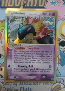 Typhlosion Delta Species Dragon Frontiers 12/101 Holo Pokemon Card MP/HP 2006 - Image 1