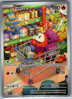 Fuecoco 201/193 SV02: Paldea Evolved - Pokemon Card - NM - Image 1