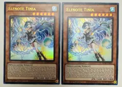 Elfnote Tinia BPRO-EN011 Burst Protocol 1st Edition, Ultra Rare, x2 Cards - Image 1