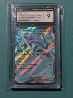 Suicune ex 010/034 Trading Card Game Classic Holo CGC 9 - Image 1