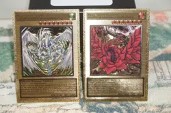 Yugioh Custom Gold Foil Cards Oricas Stardust Dragon Black Rose Dragon Set - Image 1
