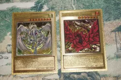 Yugioh Custom Gold Foil Cards Oricas Stardust Dragon Black Rose Dragon Set - Image 4