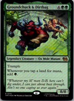 Groundchuck & Dirtbag 0115 Teenage Mutant Ninja Turtles Magic Foil NM - Image 1