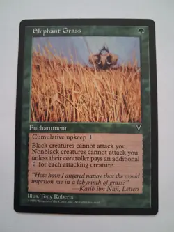 Elephant Grass MP MTG Magic the Gathering Visions - Image 1