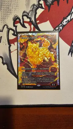 Enduring Courage (Showcase) (Fracture Foil) Duskmourn: House of Horror Foil - Image 3