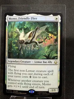 Momo, Friendly Flier (Foil Promo) - 0394 - MTG X Avatar The Last Airbender - Image 1