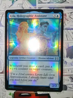 Lyla, Holographic Assistant Marvel's Spider-Man Magic the gathering Foil - Image 1
