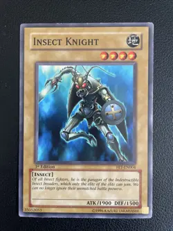 Insect Knight #FET-EN004 Yugioh Lightly played 1st Edition - Image 1