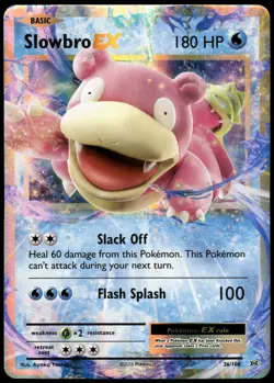 Pokemon Slowbro EX Ultra Rare XY - Evolutions 26/108 NM Holo - Image 1