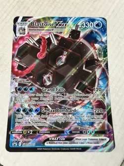 Jumbo Blastoise VMAX SWSH103 Black Star Promo Pokemon - Image 1