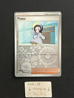 Pokemon Obsidian Flames - Poppy - 193/197 - Reverse Holo - M/NM - Image 1