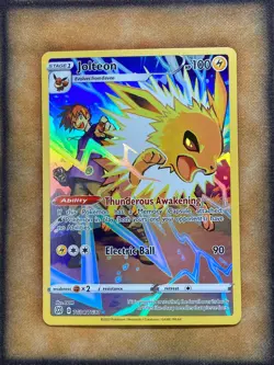 Pokemon Jolteon TG04/TG30 Brilliant Stars Trainer Gallery Ultra Rare Holo NM - Image 1
