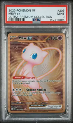 2023 POKEMON 151 ULTRA-PREMIUM COLLECTION #205 MEW EX PSA 9 - Image 1
