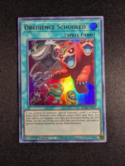 Yugioh - Obedience Schooled BLAR-EN071 1st Edition Ultra Rare NM - Image 1