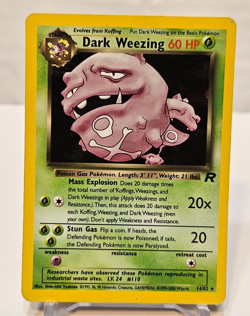 Dark Weezing 14/82 Holo Rare Unlimited Team Rocket Pokemon 1290 - Image 1