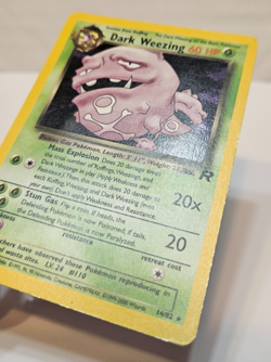 Dark Weezing 14/82 Holo Rare Unlimited Team Rocket Pokemon 1290 - Image 2