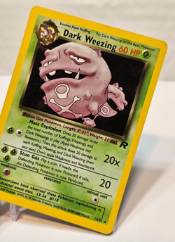 Dark Weezing 14/82 Holo Rare Unlimited Team Rocket Pokemon 1290 - Image 3