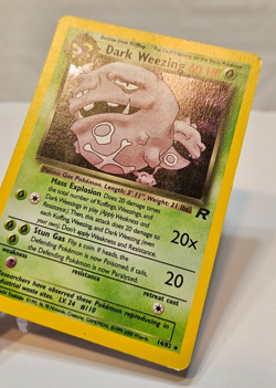 Dark Weezing 14/82 Holo Rare Unlimited Team Rocket Pokemon 1290 - Image 4
