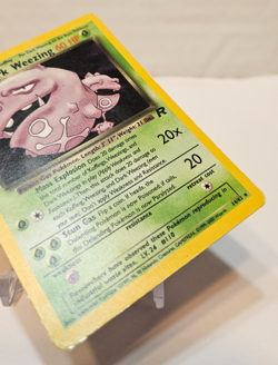 Dark Weezing 14/82 Holo Rare Unlimited Team Rocket Pokemon 1290 - Image 5