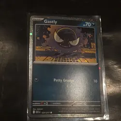 Pokemon Gastly 123/217 Basic 70 HP Petty Grudge Holo 2016 TCG - Image 2