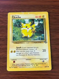 Pokemon TCG Pikachu Jungle 60/64 Regular Unlimited Common HP - Image 1