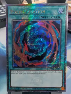 YuGiOh! Polymerization RA02-EN047 Quarter Century Rare 1st Ed - Image 1